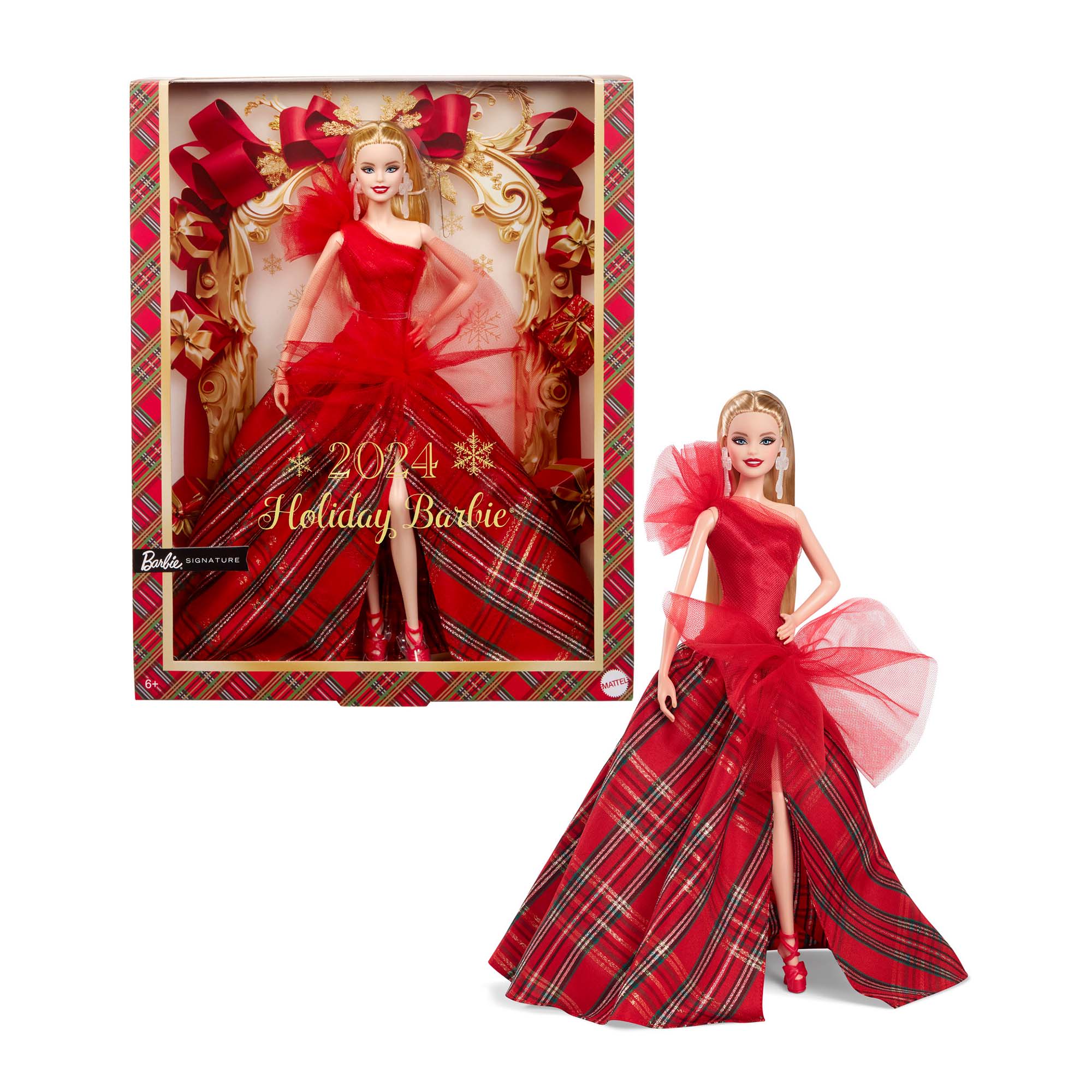 Barbie Signature Holiday Doll 2024 (Blonde Hair)