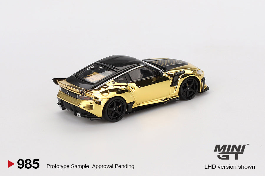 Mini GT Nissan Z VeilSide FFZ4000 Gold Chrome 1:64 Die Cast