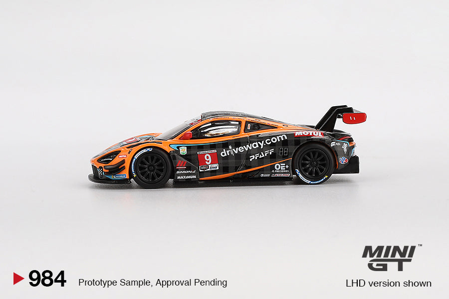 Mini GT McLaren 720S GT3 Evo Pfaff Motorsports 2024 IMSA Daytona 24 Hrs (LHD) 1:64 Scale