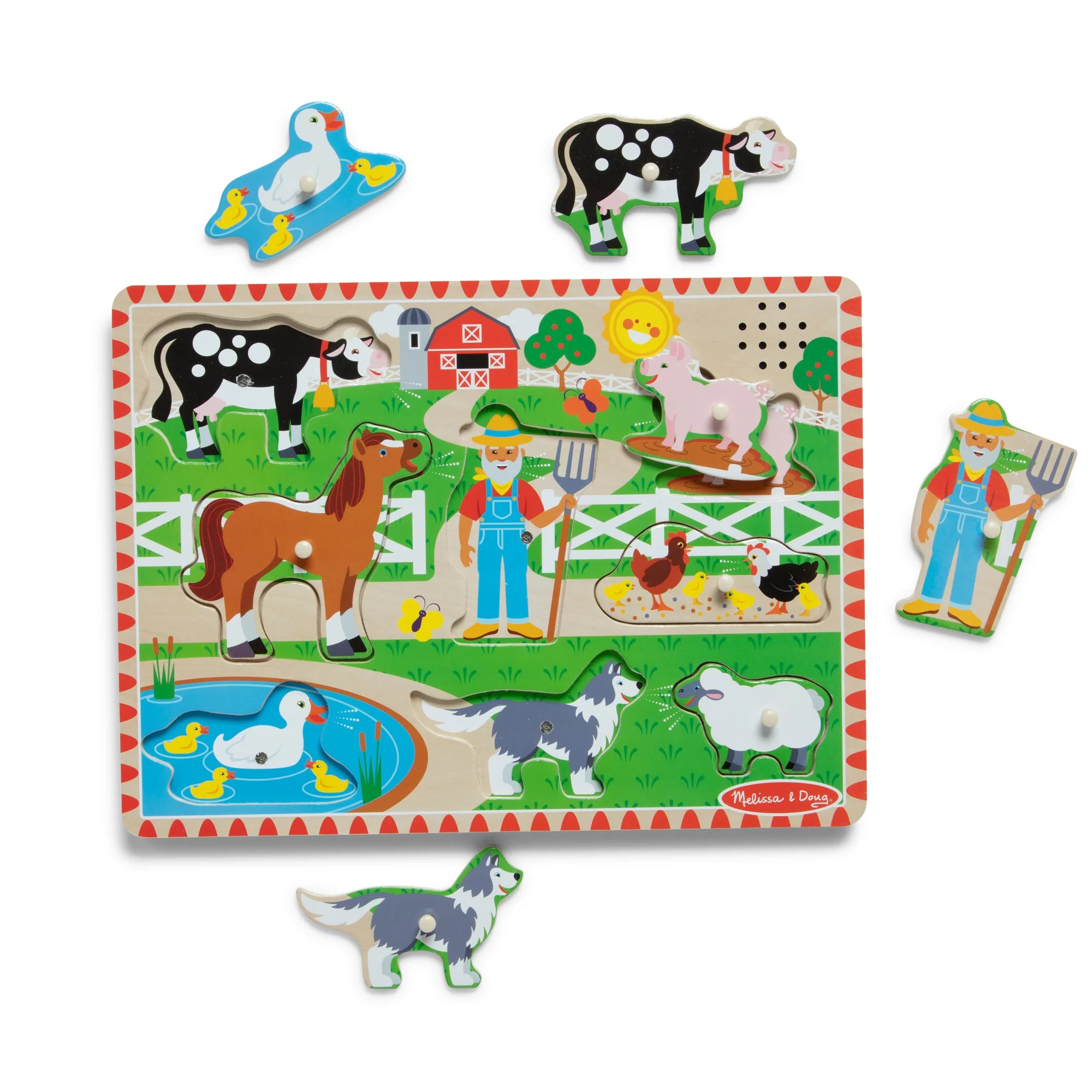 Melissa & Doug Old MacDonalds Farm Sound Puzzle