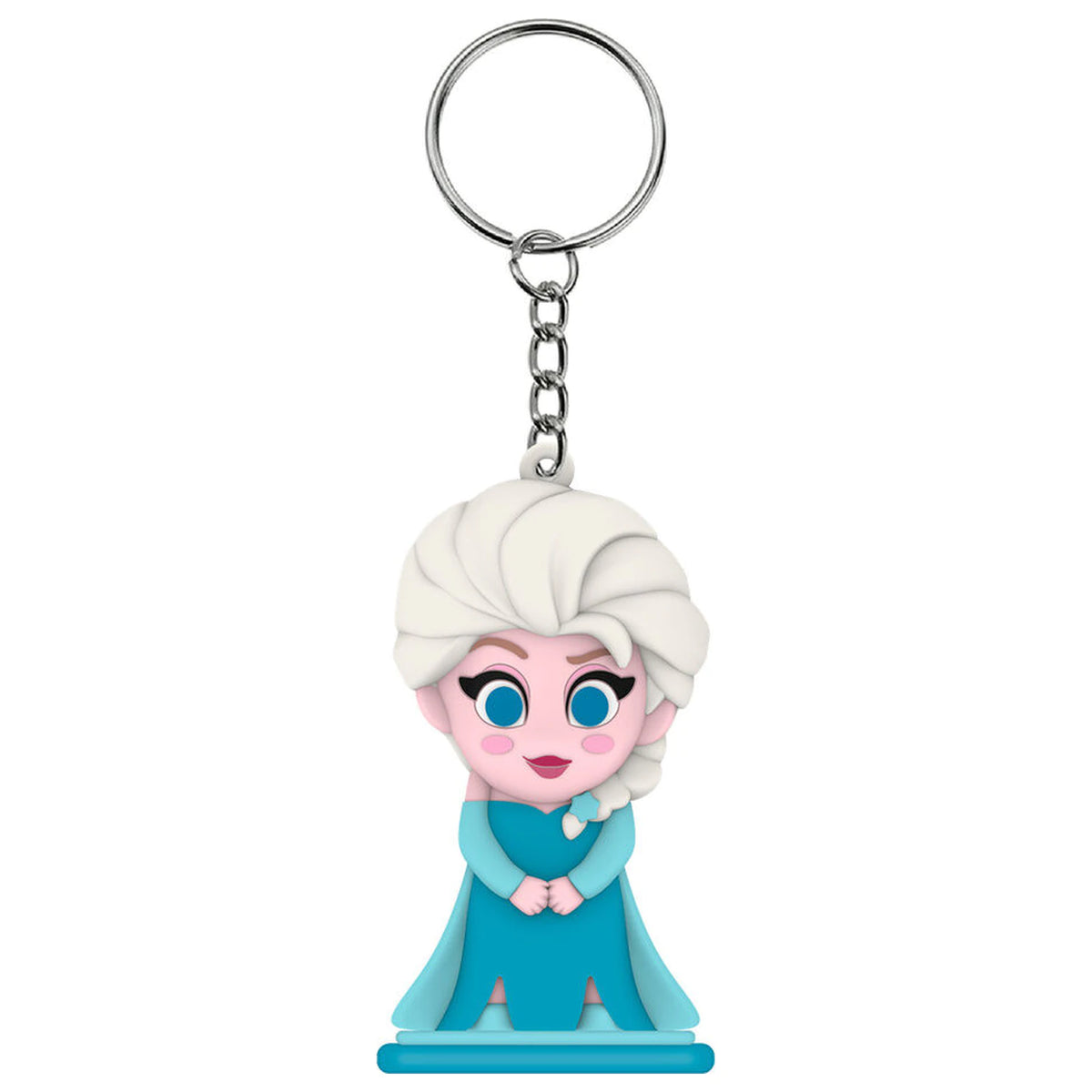 3D Elsa Figure keychain with LED Flashlight