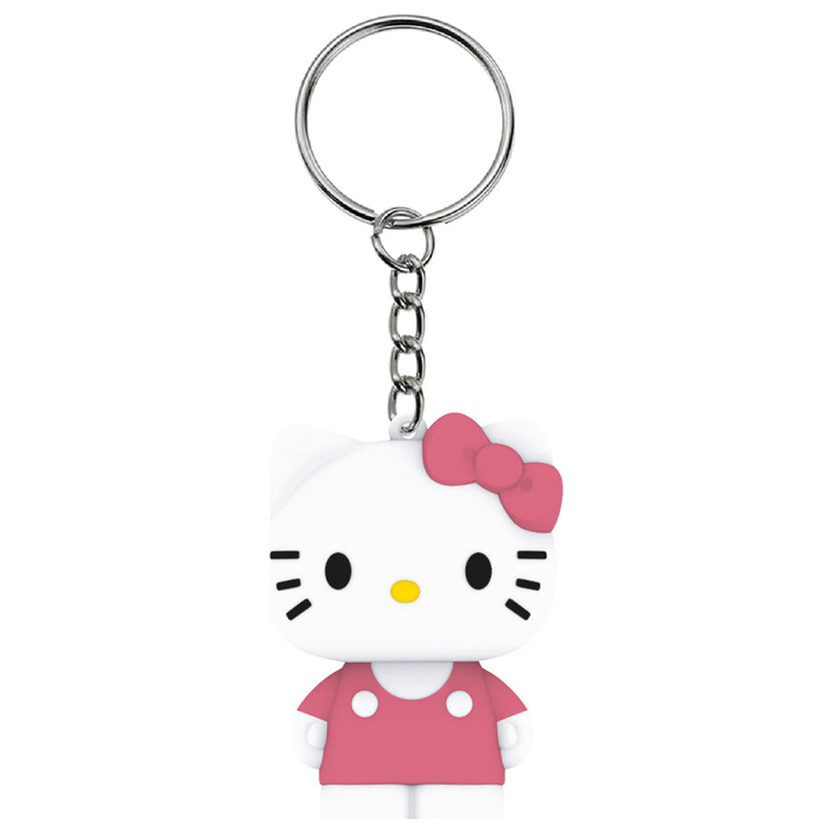 3D Hello Kitty Figure keychain with LED Flashlight