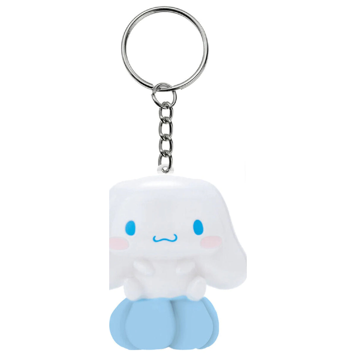 3D Cinnamoroll Figure keychain with LED Flashlight