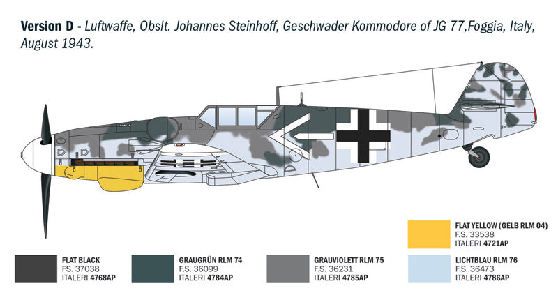 Italeri Bf 109 G-2/G-6 Aces