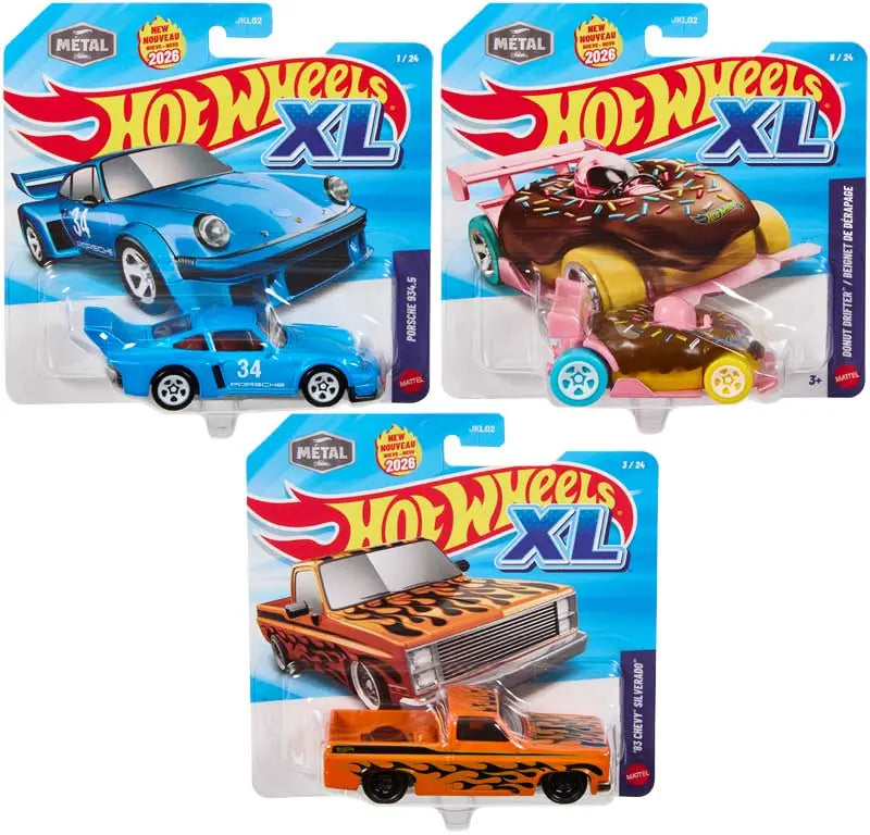Hot Wheels XL Diecast Cars 1:43 Scale Assortment