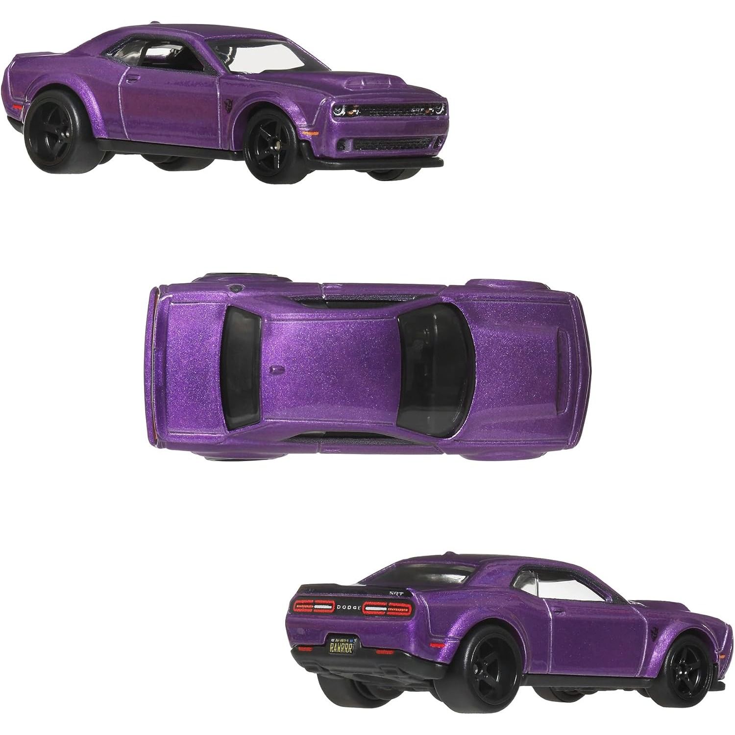 Hot Wheels Premium Car Culture 2 Pack 1:64 2018 Dodge Challenger Demon & 2015 Dodge Challenger
