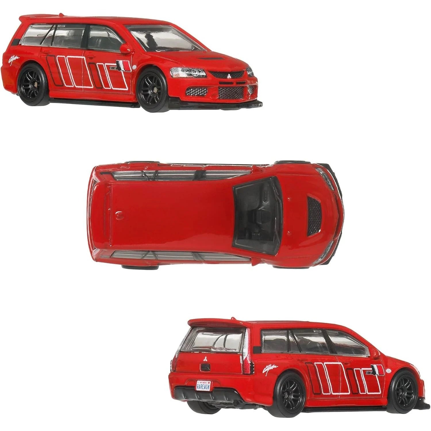Hot Wheels Premium Car Culture 2 Pack 1:64 2005 Mitsubishi Lancer & 2004 Subaru Forester