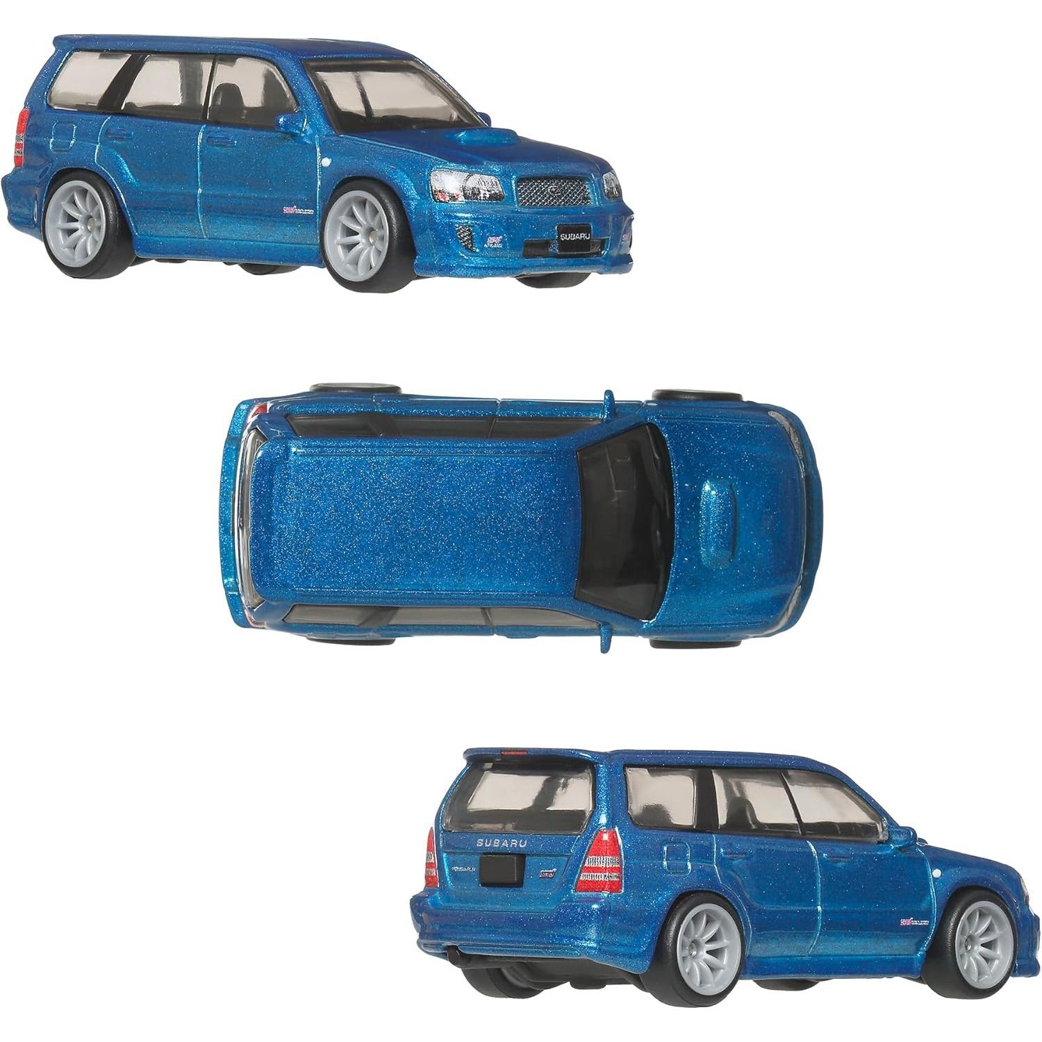 Hot Wheels Premium Car Culture 2 Pack 1:64 2005 Mitsubishi Lancer & 2004 Subaru Forester