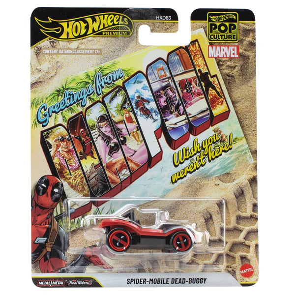 Hot Wheels Pop Culture Marvel Spider Mobile Dead-Buggy