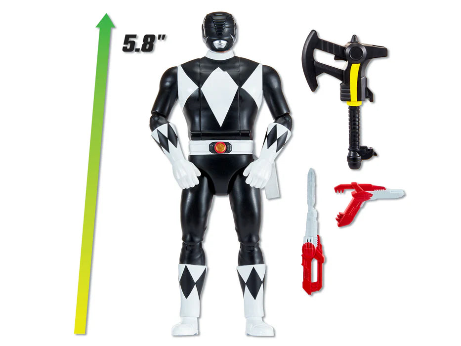 Mighty Morphin Power Rangers Re-Ignition Action Figure Black Ranger