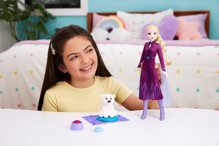 Disney Frozen Elsa Fashion Doll and Bear Cub