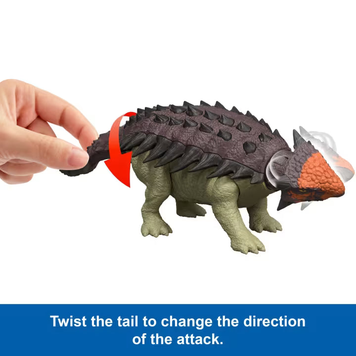 Jurassic World Rebirth - Wild Roar Anklyosaurus