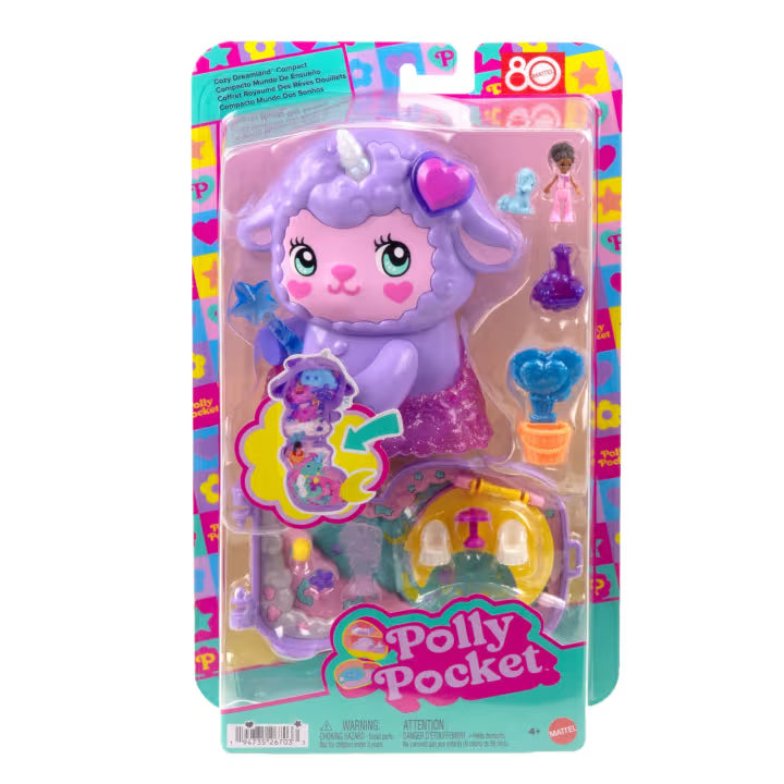 Polly Pocket Cozy Dreamland Lamb Compact Playset