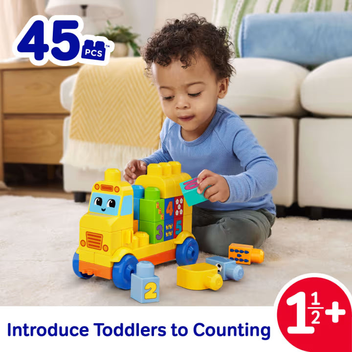 Mega Bloks First Builders Build & Count Bus Block