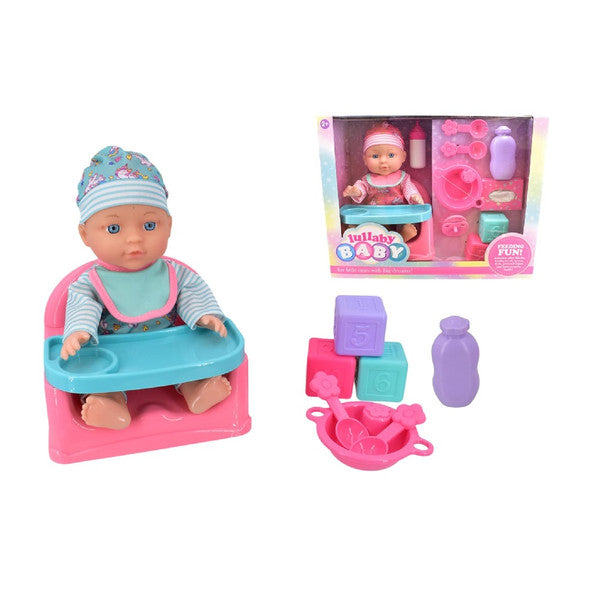 Lullabye 29cm Feeding Fun Baby Doll Set