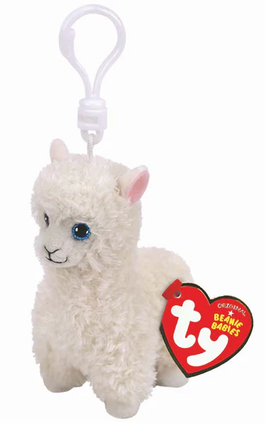 Ty Lily Llama - Boo Key Clip