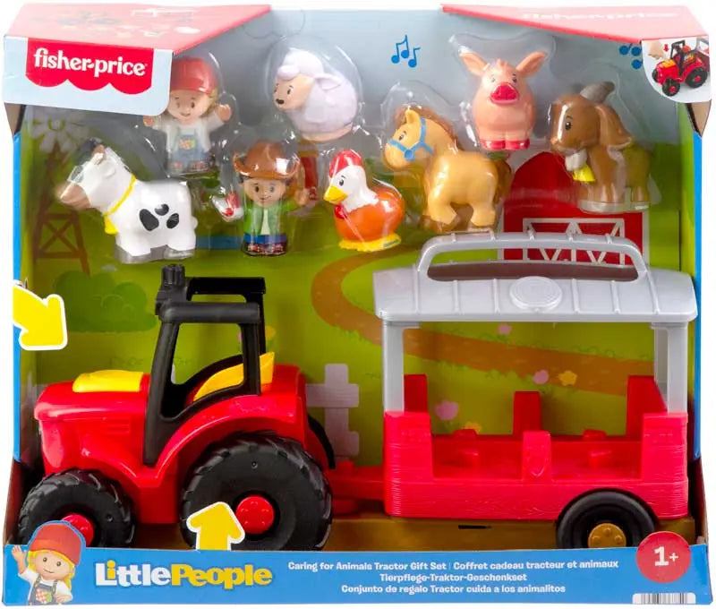Fisher Price Little People Caring for Animals Tractor Gift Set
