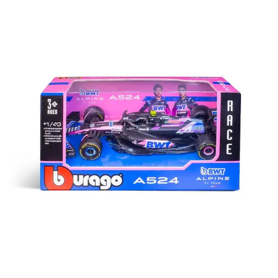 Bburago 1:43 BWT Alpine A524 Pierre Gasly