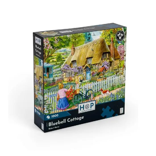 House of Puzzles Bluebell Cottage 1000 piece Jigsaw