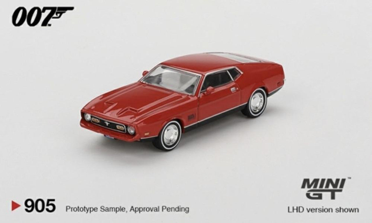 Mini GT Ford Mustang Mach 1 "James Bond - Diamonds Are Forever" 1:64 Scale Die Cast
