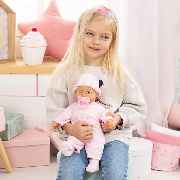 Bayer Design Doll First Words Baby Pink 38cm