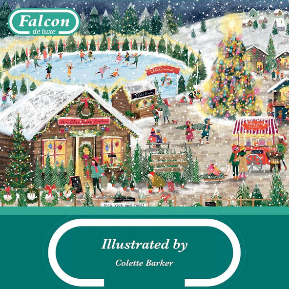 Falcon Winter Village 1000 Piece Jigsaw Puzzle