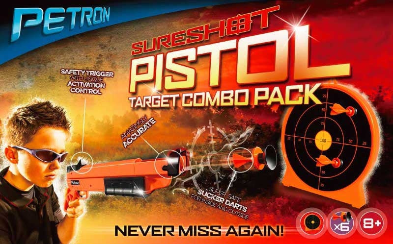 Sureshot Pistol with Target Combo Pack