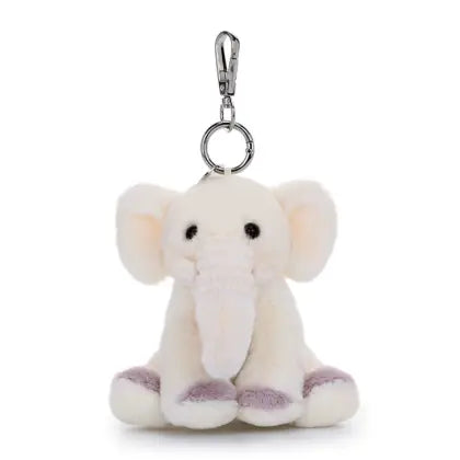 Wealthy Cream Elephant 11cm Bag Charm