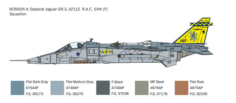 Italeri RAF Jaguar GR.1/GR.3 Five Live
