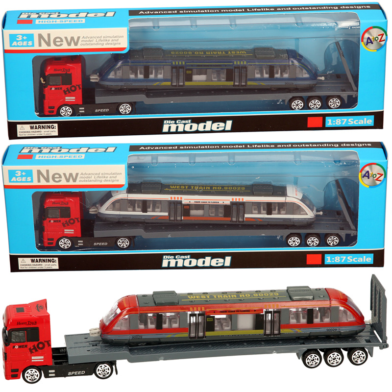 Die Cast Hauler with High Speed Train