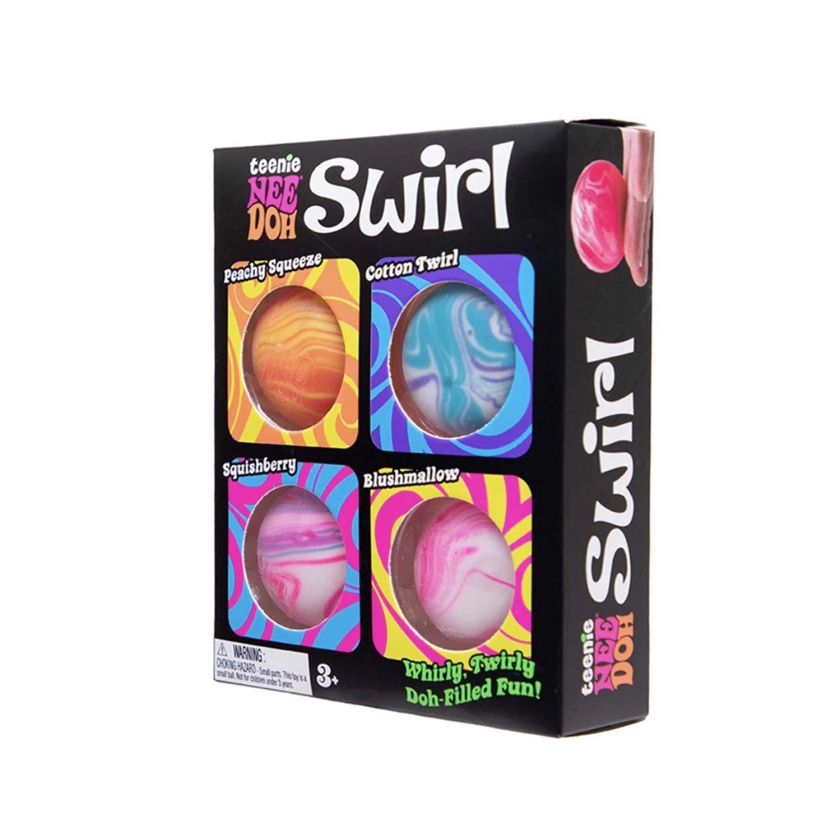 NeeDoh Teenie Swirl Stress Ball 4Pack