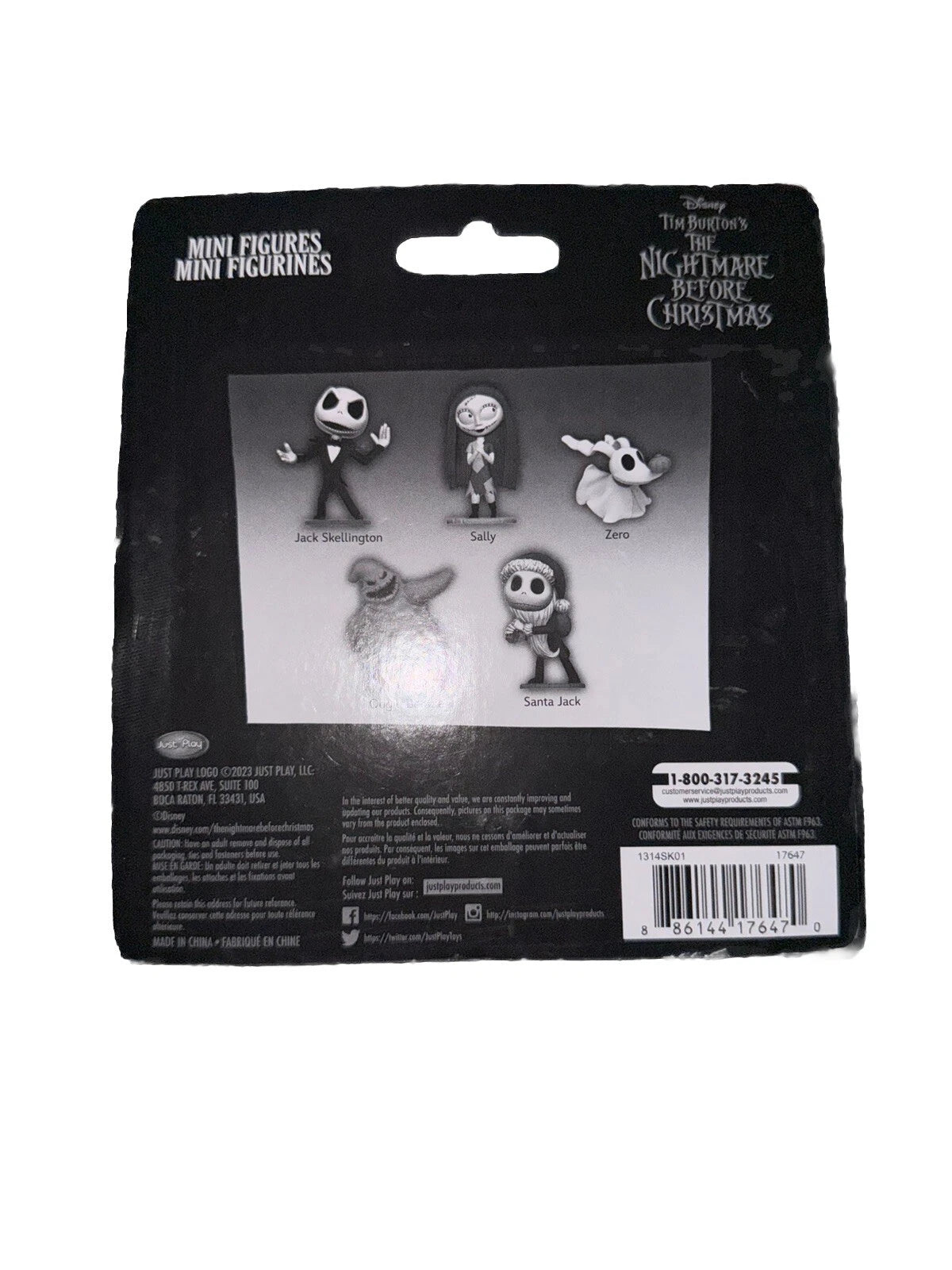 Nightmare Before Christmas Mini Figure 5 Pack