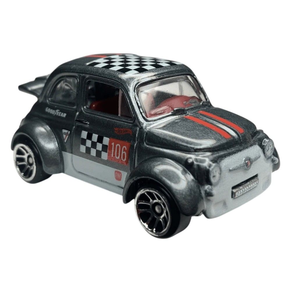 Hot Wheels Silver Summit Surge 60s Fiat 500D Modificado