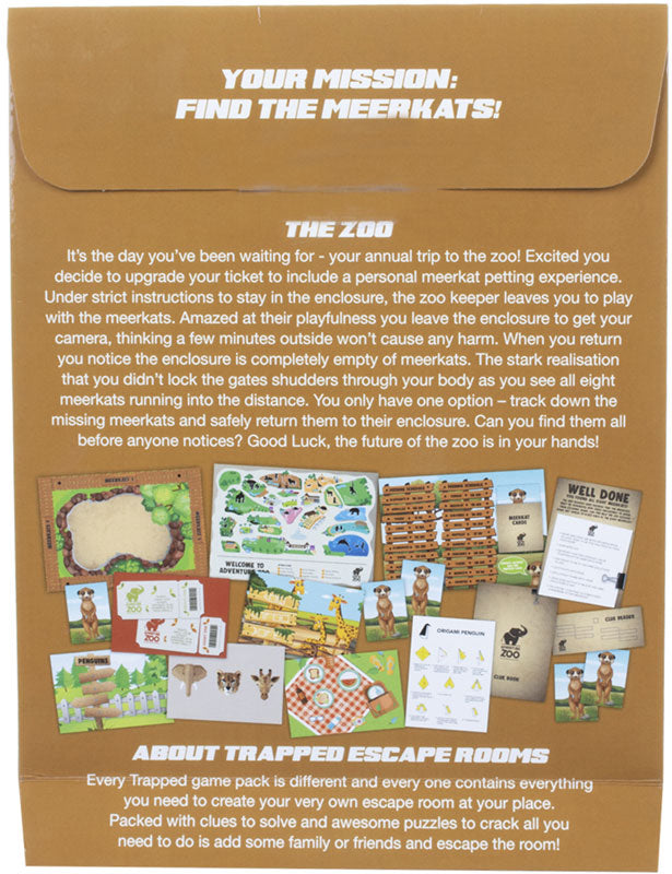 Trapped Escape Room Game The Zoo