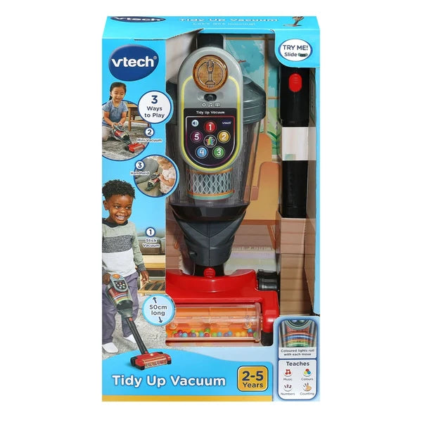 VTech 3 in 1 Tidy Up Vacuum Red
