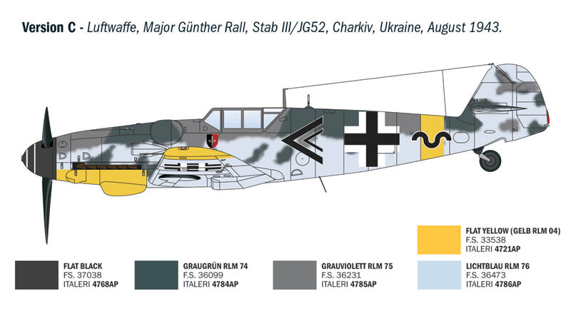 Italeri Bf 109 G-2/G-6 Aces