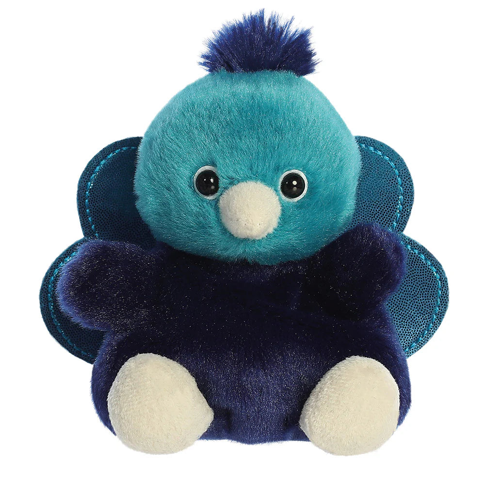 Palm Pals Elton Peacock 12cm Soft Toy