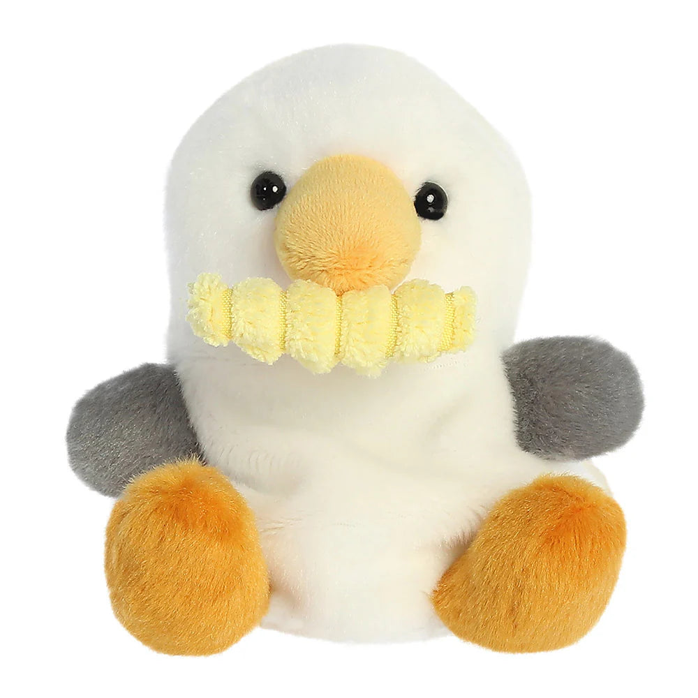 Palm Pals Buoy Seagull With Fry 12cm Soft Toy