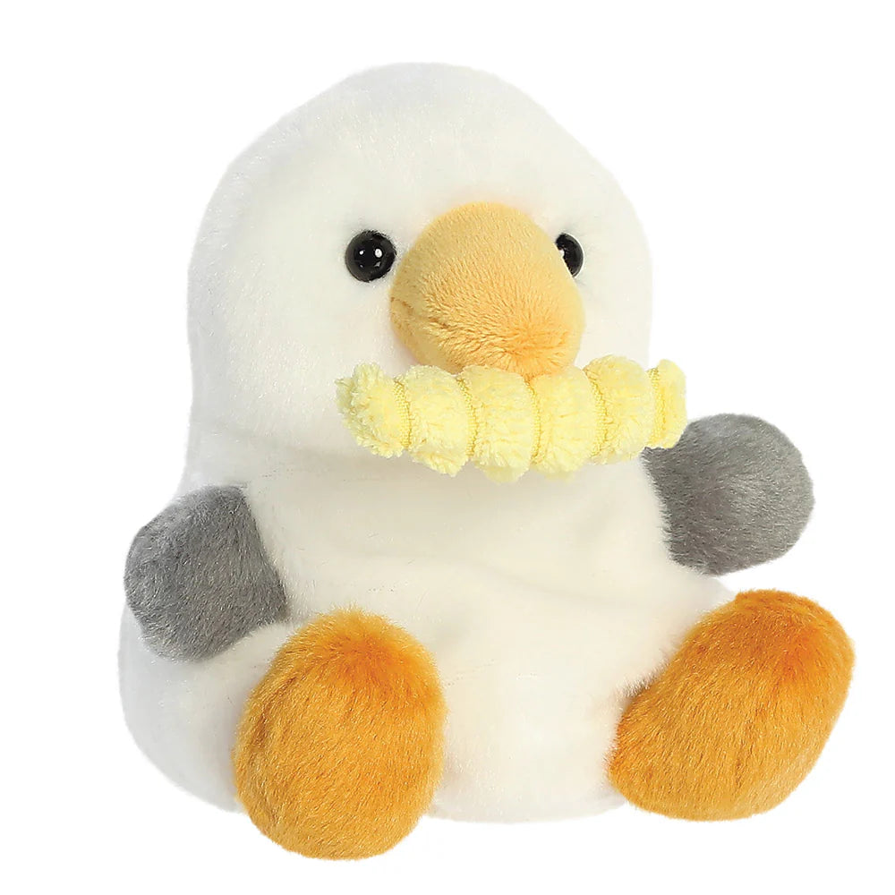 Palm Pals Buoy Seagull With Fry 12cm Soft Toy