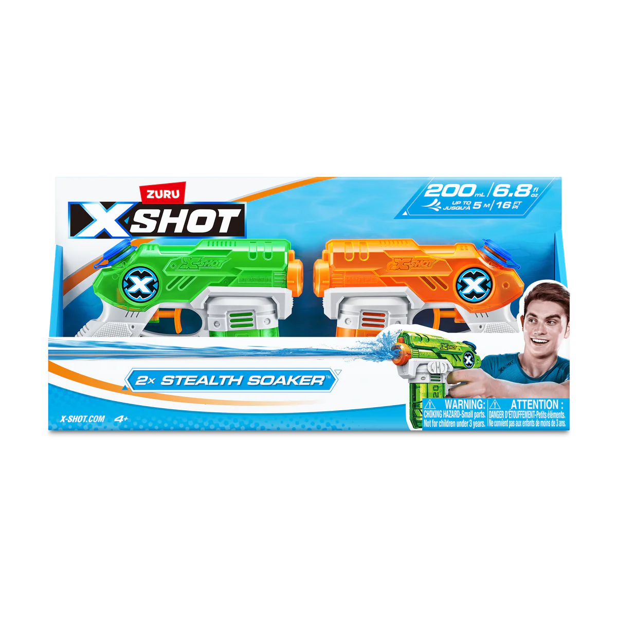 X-Shot Water Warfare Stealth 2 Pack