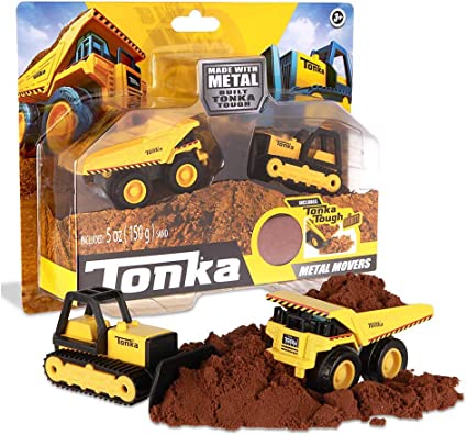 Tonka Metal Movers Bulldozer & Dump Truck Combo