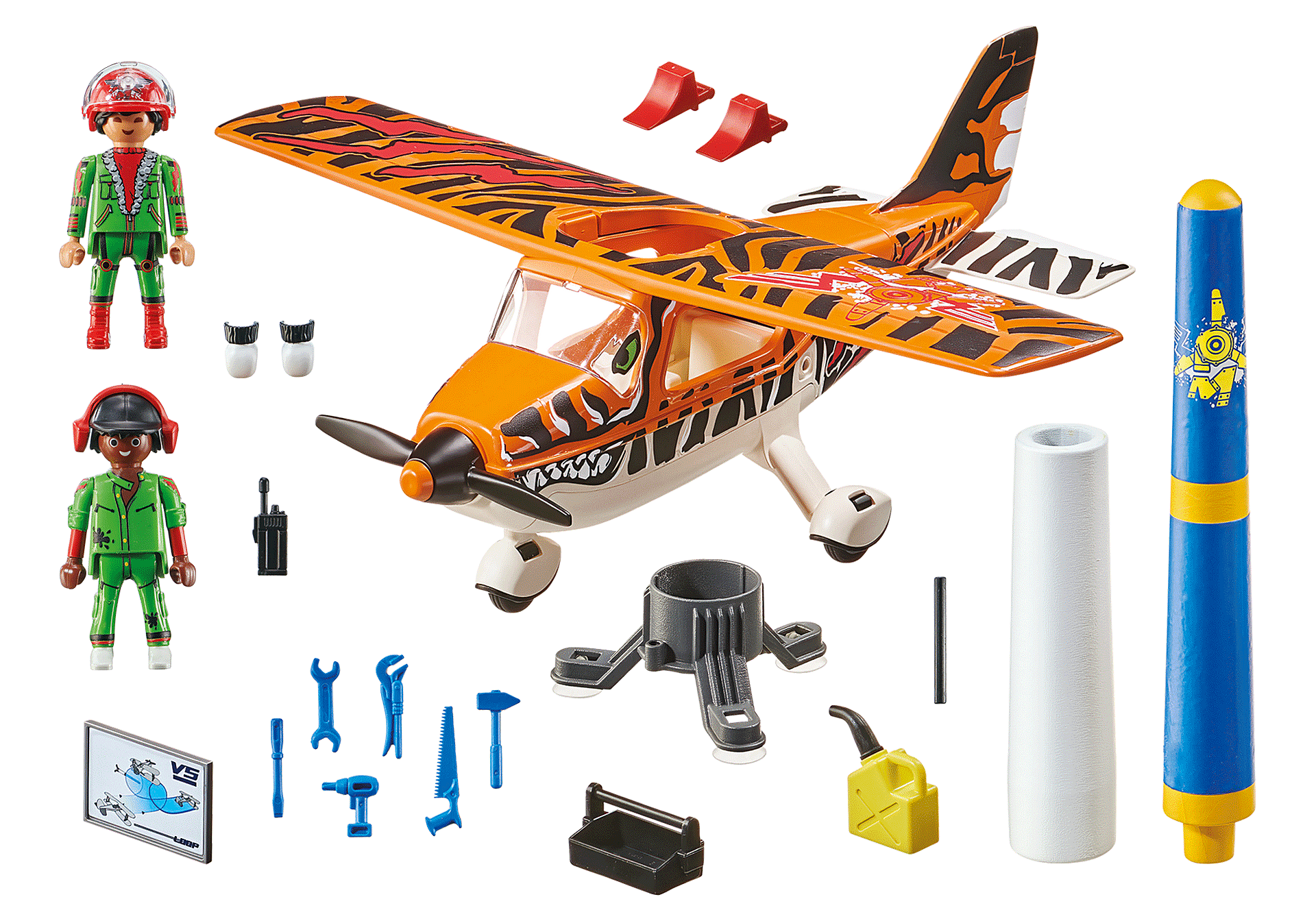 Playmobil Air Stunt Show Tiger Propeller