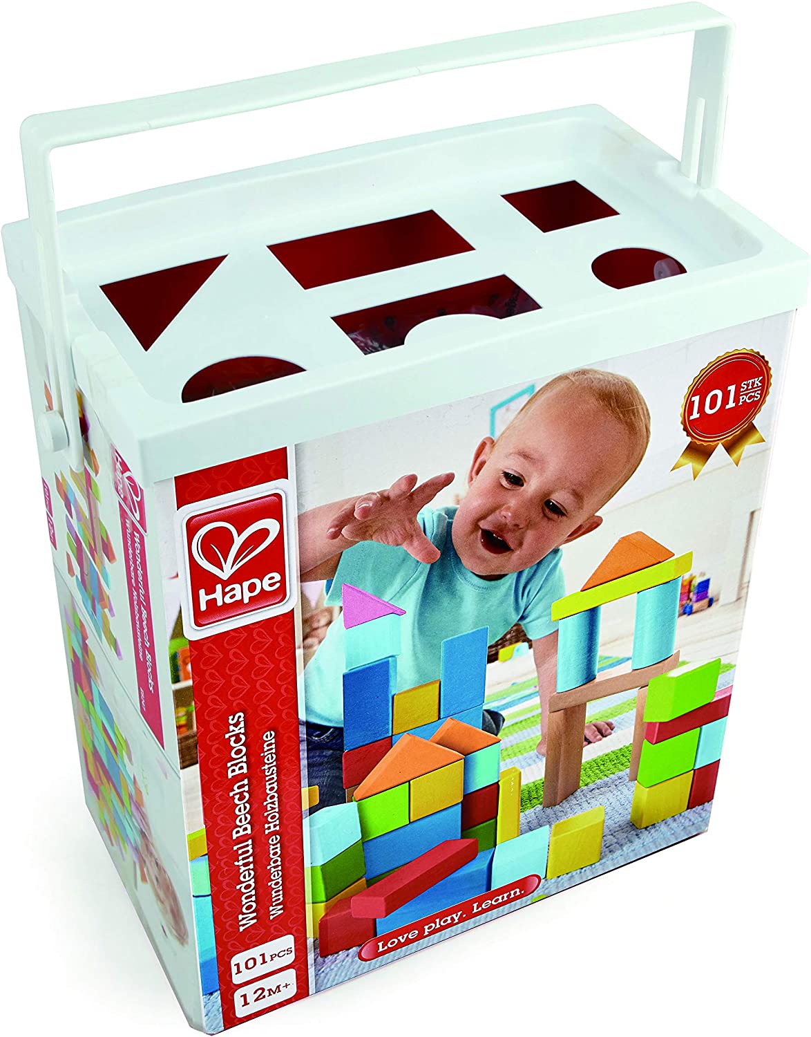 Hape Wonderful Beech Wood Blocks