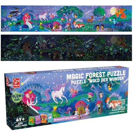 Hape Glow in the Dark Magic Forest Jigsaw 200pce