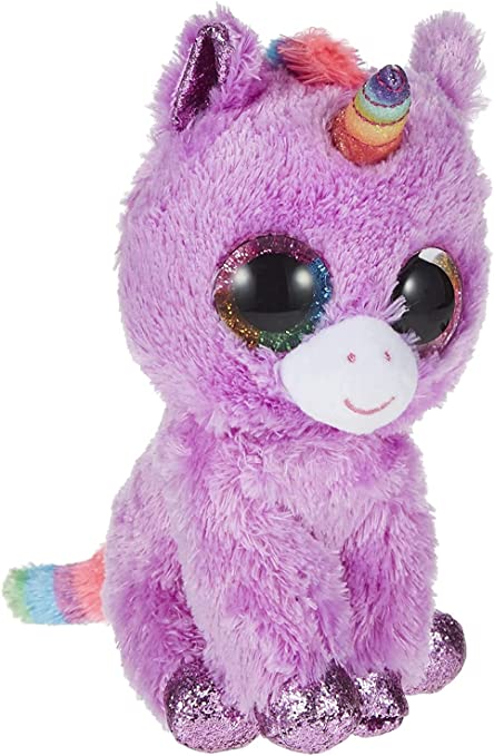 Rosette Purple Unicorn - Beanie Boos - Regular