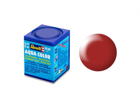 Silk Fiery Red (RAL 3000)Aqua Color Acrylic 18ml