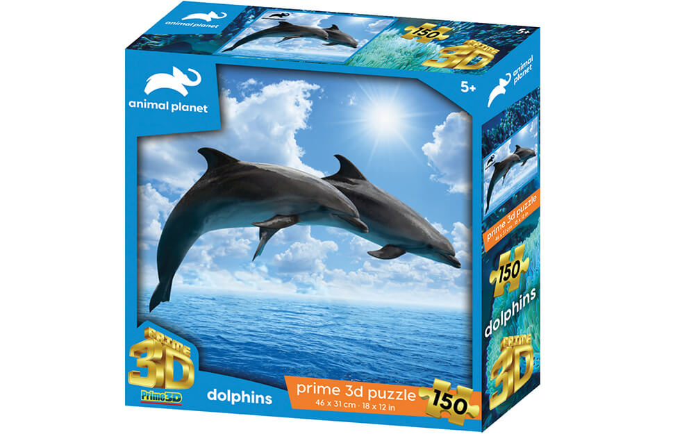 Dolphins 150 Piece 3D Jigsaw Puzzle