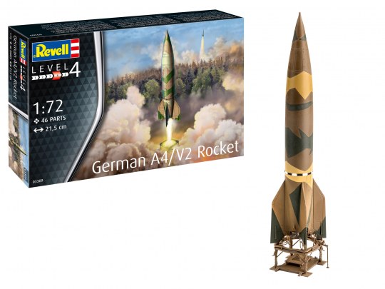 German A4/V2 Rocket 1:72 Scale Kit