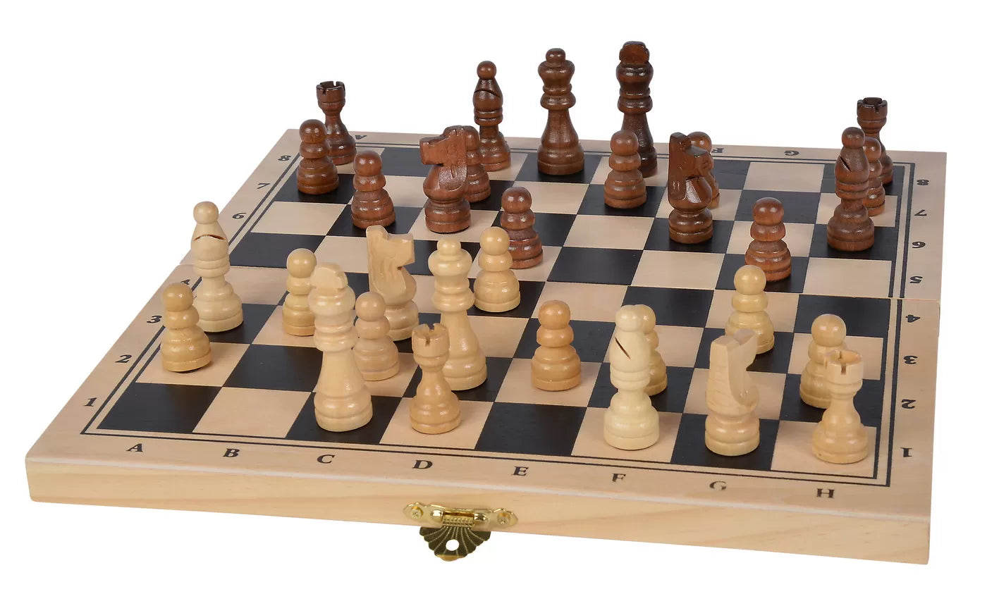 Delux Wooden Chess Set
