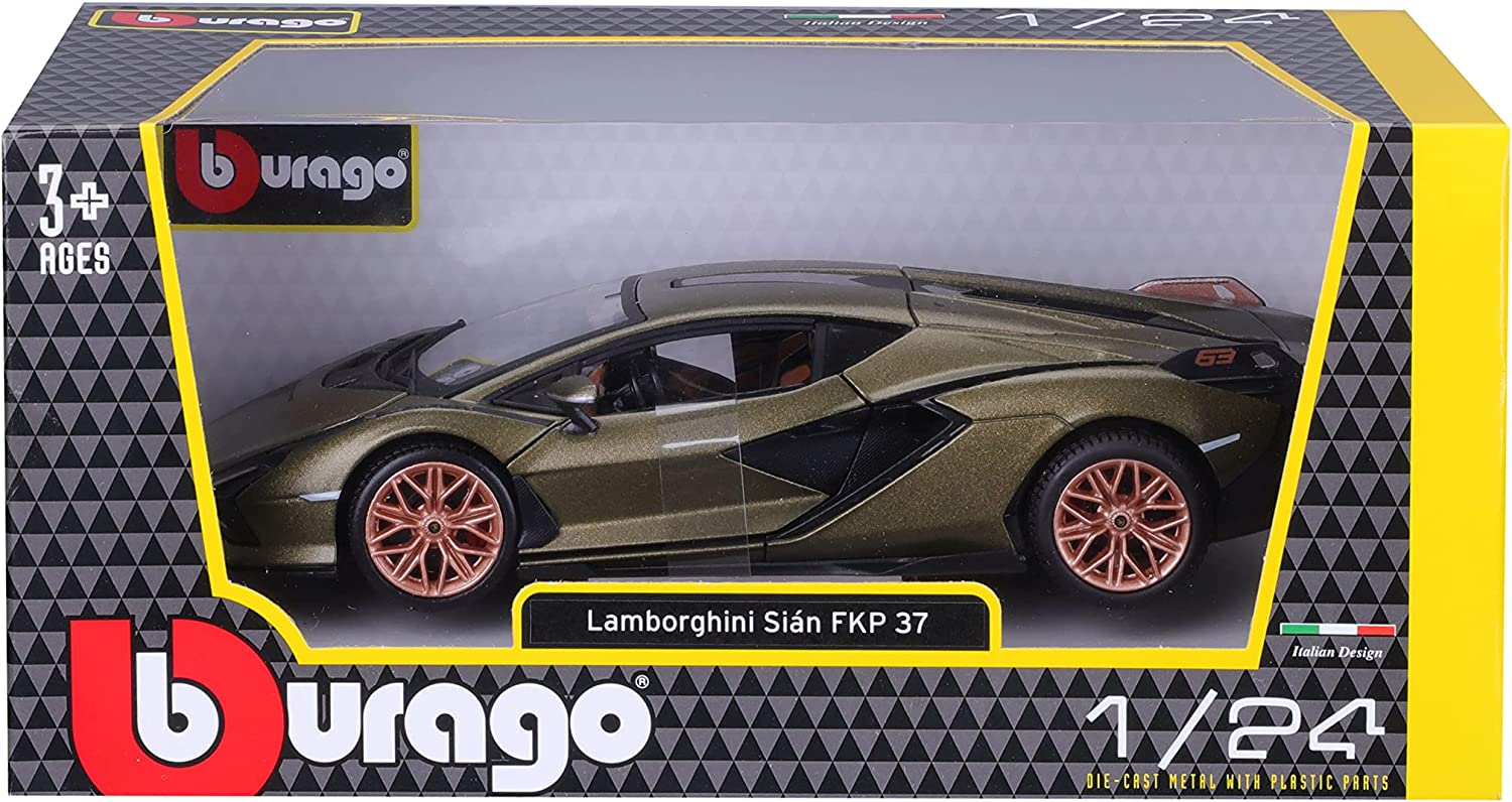 Bburago Lamborghini Sian FKP Green 1:24 Die Cast